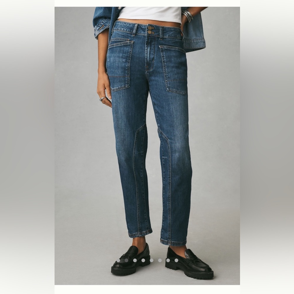 Pilcro Anthropologie The Wanderer mid-rise relaxed jean, 29